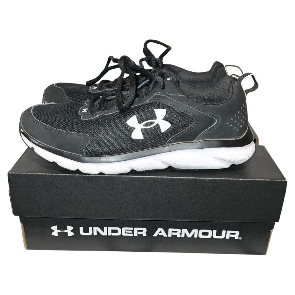 Under Armour Shoes Women’s Size 7.5 Black White Charged Assert 9 D Athletic